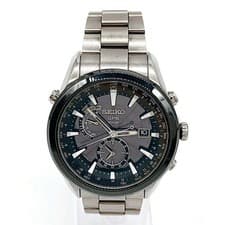 SEIKO Astron 7X52-0AA0 Black Dial GPS Solar Men's Watch Used Working #61
