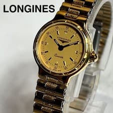 Longines Conquest Ladies Gold Quartz Watch Swiss Made Good Condition