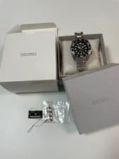 SEIKO Prospex Sumo 6R15-00G0 Black Dial Automatic Men's Watch Used Working #16
