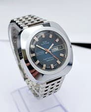 Glycine Spectrum Vacuum High Frequency Nov 1971 Mens Vintage Watch Swiss