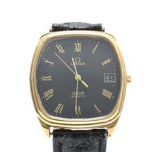 New Batt Vintage 1970s OMEGA De Ville Ref.192.0046 Cal.1332 Qz Push Men's Watch