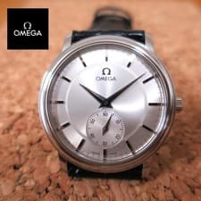 Omega De Ville Prestige Manual Watch 4820.31 Small Seconds 34mm Silver Dial