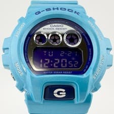 Casio G SHOCK DW6900CB Water Color Blue Wristwatch Mens Timepiece Vintage