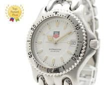 TAG Heuer Professional S/el WG1112-K0 200M White Dial Qz Men's Watch JAPAN
