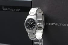 [NEAR MINT w/ Box] Hamilton Khaki Field H683410 33mm Black Dial Qz Mens Watch