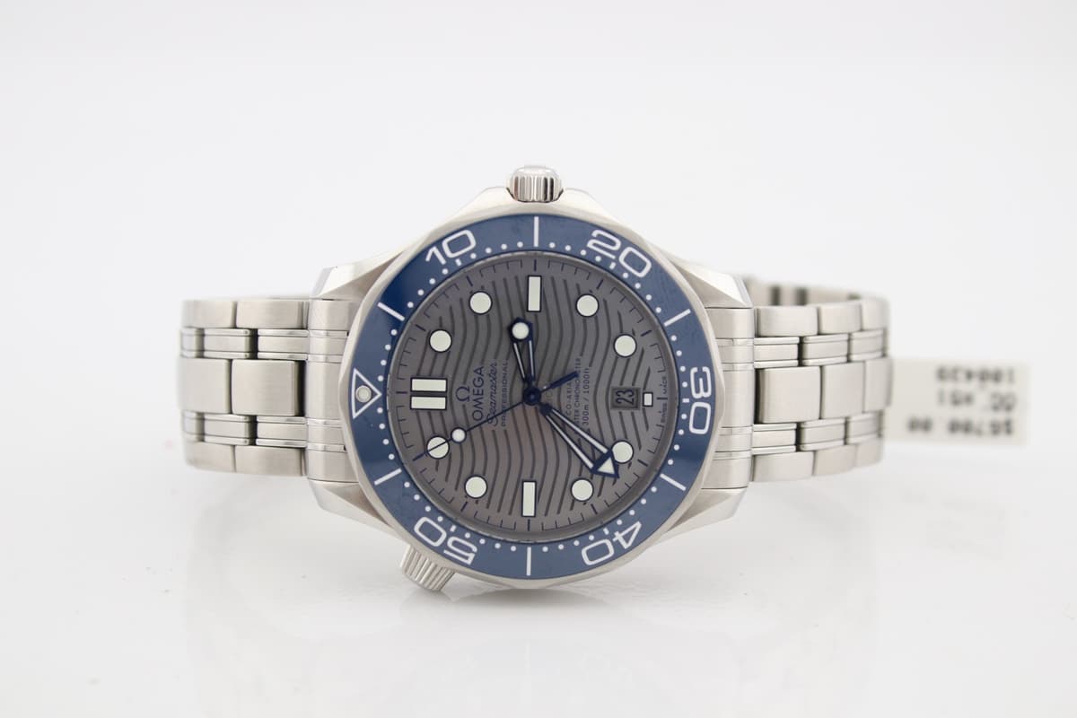 Omega Seamaster Diver 300 M Steel Grey Dial 42mm Watch 210.30.42.20.06.001