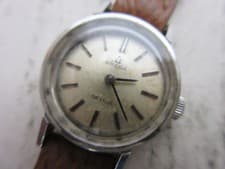 Omega De Ville Silver Ladies Watch 39mm Manual Wind Used