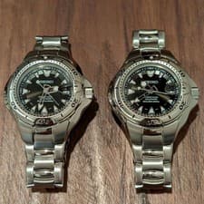 Seiko Diver Perpetual Calendar Set of 2 Used 200m Scuba Watches from Japan