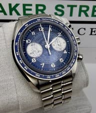 Omega Speedmaster Chronoscope Blue  Ref. 329.30.43.51.03.001 Case #318