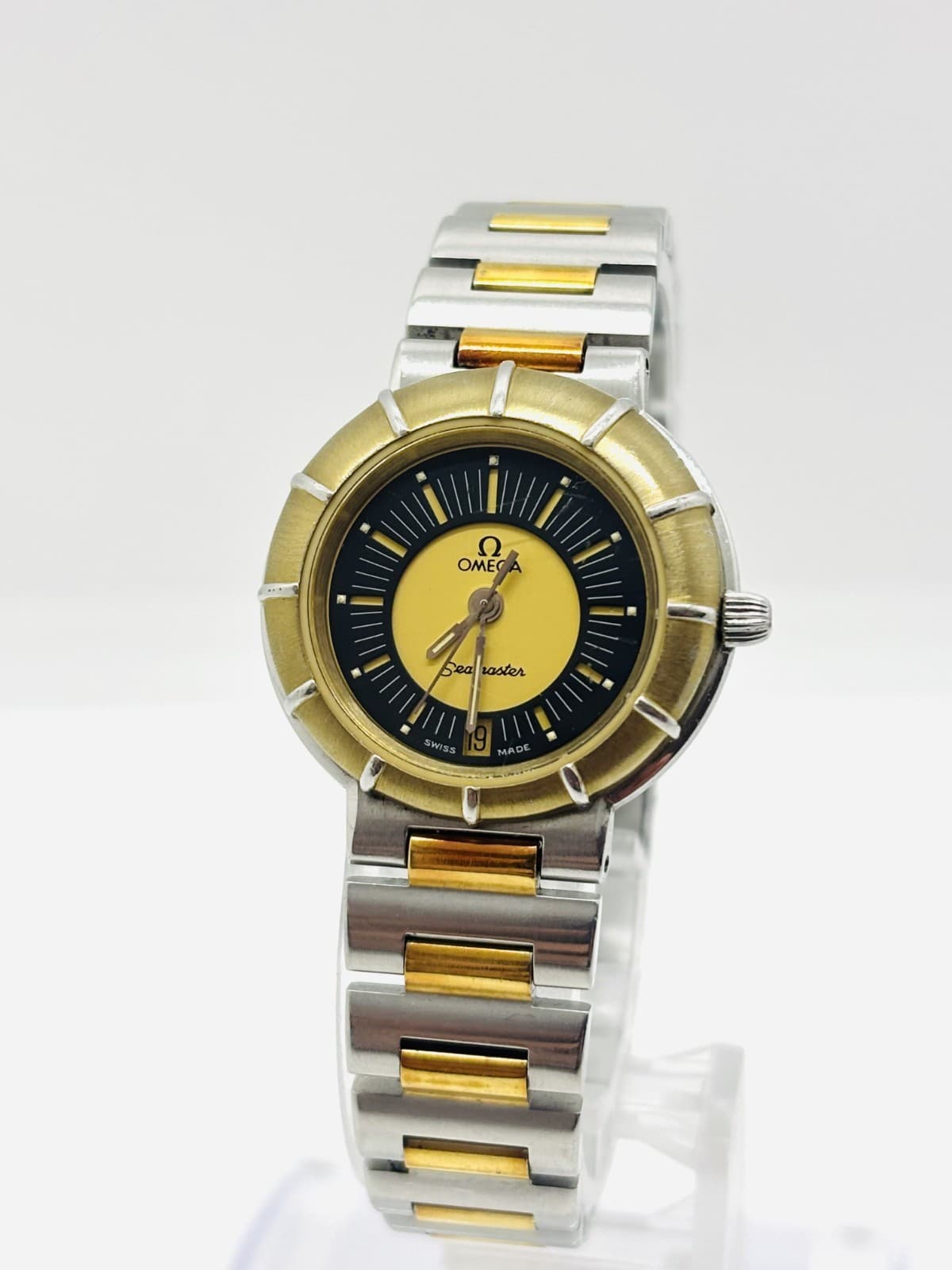 [Near Mint] OMEGA Seamaster Dynamic Ammonite Date Cal.1430 Men's Watch Used