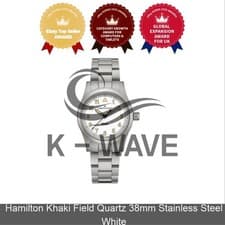 Hamilton Khaki Field Quartz 38mm Stainless Steel White Express