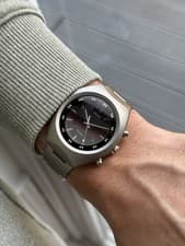 Rare Seiko H711-0A10 Titanium Analog-Digi Quartz Men's Watch from 97 - Running