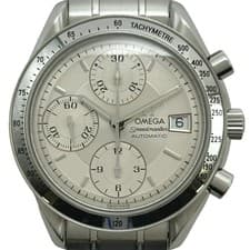 Omega Speedmaster Date 3513 50 Silver Stainless Steel Automatic Watch