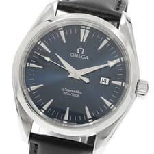 OMEGA Seamaster Aqua Terra 2517.80 Date Navy Dial Quartz Men's Watch_938283