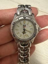 TAG Heuer Ladies Watch S90.808 Quartz Steel White Dial From Japan