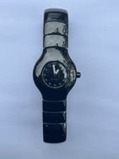 Rado Xeramo Black Ceramic Scratch-Resistant Water-Resistant Analog Wristwatch