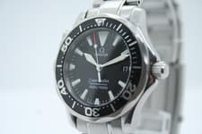 [Exc+5]OMEGA Seamaster Professional 300m 2262.50 Quartz Date Black Dial Boys