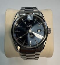 OMEGA Seamaster Aqua Terra Quartz  Blue Dial 36MM 2518.8000 Mid Size Watch