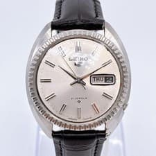 SEIKO 5  Pyramid Bezel, Sunburst Dial, 21 Jewels, New Genuine Leather Strap