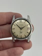 Very Rare Baylor Heuer Automatic Datemaster Watch ZOA Movement Running!