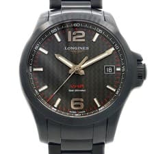 LONGINES Conquest VHP L3.716.2 Date 50m waterproof perpetual calendar black SS s