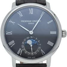 FREDERIQUE CONSTANT Slimline Moonphase Manufacture Watch 42mm FC-705X4S4/5/6...
