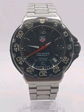 TAG Heuer WAC1210 Formula 1 Professional Quartz Black Dial Rare Timepiece