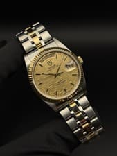 TUDOR Prince Date-Day Two-Tone Automatic, 36mm | 76213 Gold Linen Dial Bracelet