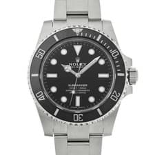 ROLEX Submariner 114060 Black Case Size 40 x 40 mm Men's Used Watch #31331