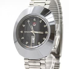 [NEAR MINT] RADO DIASTAR 638.0308.3 Black Dial Day/Date AT Men's From JAPAN Z031