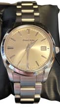 Grand Seiko SBGX263 Heritage 9F Quartz Champagne Gold Men's Watch Case Japan