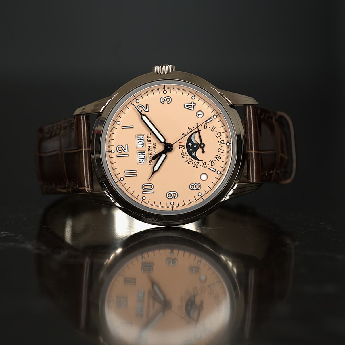 Patek Philippe Grand Complications 5320G-011 Perpetual Calendar Salmon Dial