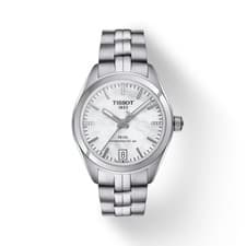 Tissot PR 100 Powermatic 80 Silver Tone MOP Ladies Watch T1012071111600