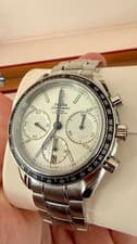 2024 OMEGA Speedmaster Racing 40mm White Ivory Dial Full Set 326.30.40.50.02.001
