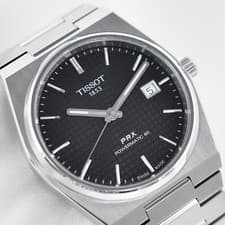 TISSOT PRX Powermatic 80 Black Dial Automatic Men's Watch T137407A