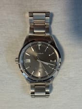Citizen NB1050 59H Hand Wound Watch Stainless Steel Gray Dial Date Time