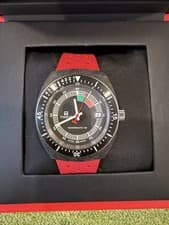 ​Tissot Sideral S Forged Carbon Powermatic 80 Red Automatic Watch Box and Papers