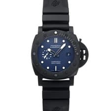 PANERAI Submersible Quaranta Quattro Carbotech Blue Avisso PAM01232 blue Dial 