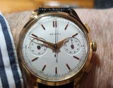Zenith Cal 156 Gold Plated Chronograph/Watch - Dress Watch - Vintage