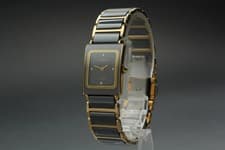 READ! Exc+5 RADO DiaStar 153.0283.3N Black Ceramics Qz Ladies Watch From JAPAN