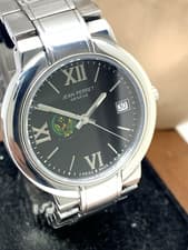 Jean Perret Men's Watch 3706 Swiss Quartz UAE Armed Force Logo Silver Steel 37mm
