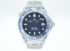 Omega Seamaster 1681502 36mm Blue Rare Dial with Box