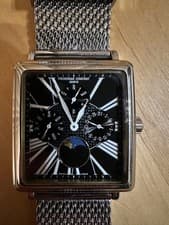 Frederique Constant Moon Phase FC265x3C5/6 Quartz Men's Watch Working Used