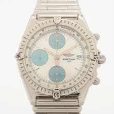 Breitling Chronomat A13050.1 SS SS AT white shell dial 1 Extra Link