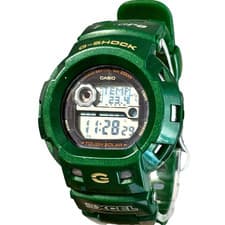 Casio G Shock GW400SF 3JF Hawaiian Surfing Limited Watch Green Used