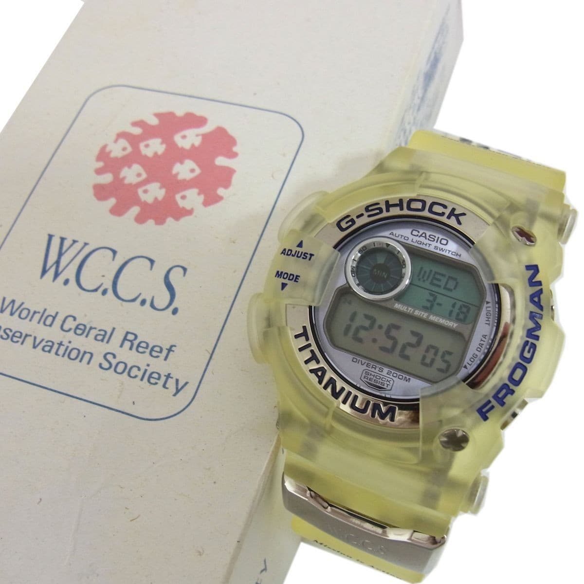 Casio G-SHOCK Frogman DW-9900WC-2T WCCS Diver 200m Quartz