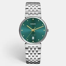 Rado Florence R48912773 Green Diamond Dial Stainless Steel Womens Wristwatch
