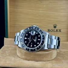 Rolex GMT-Master 40mm 16700 Original Box 1997 U Serial Steel Oyster Black Dial