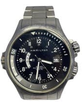 Hamilton KHAKI Navy GMT Automatic 42mm Stainless Steel Used Watch