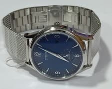B690-R009877 CITIZEN ECO-DRIVE BLUE DIAL STAINLESS STEEL MEN'S WATCH C1-96